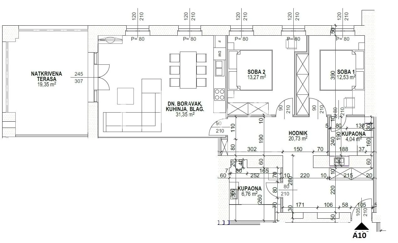 opatija, strogi centar, luksuzan stan nkp 93,79 m2 na prodaju - slika 13