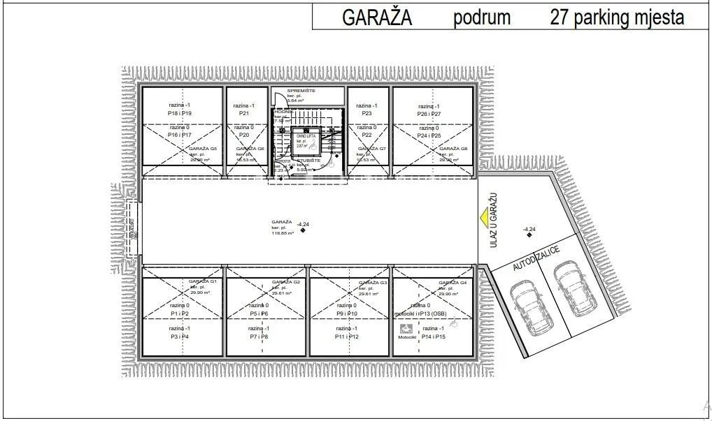 split, stobreč, građ. zemljište 1360m2 s pravomoćnom lokacijskom dozvolom na prodaju - slika 16