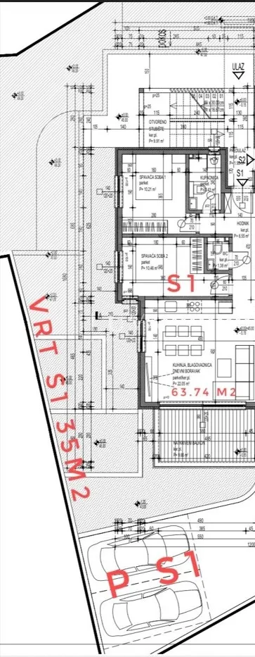 čiovo, novogradnja s pogledom na more, stan gz/s1 nkp 62 m2 - slika 7