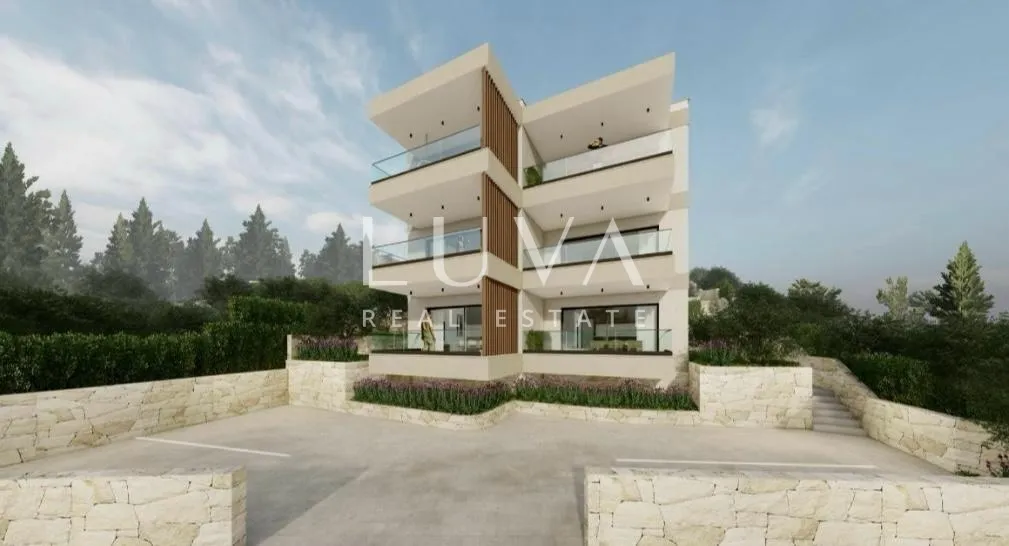 Čiovo, novogradnja s pogledom na more, stan DZ/S4 NKP 63 m2 - Žedno, Trogir