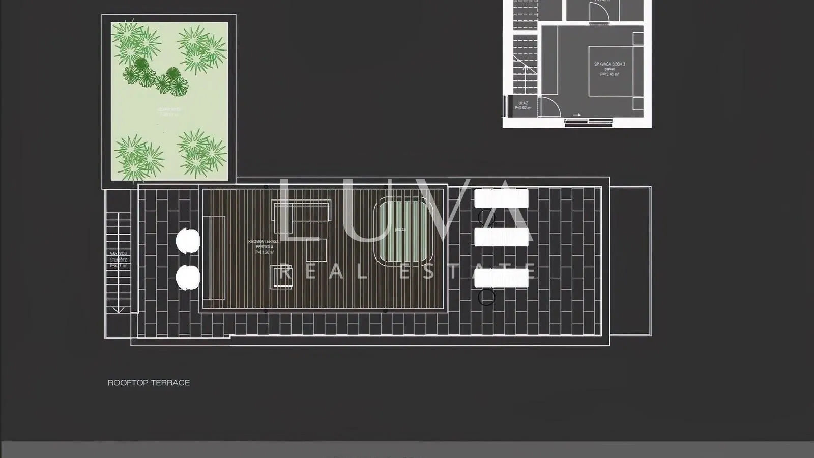ugljan, luksuzni penthouse s jacuzijem, prvi red do mora nkp 109,49 m2 - slika 6