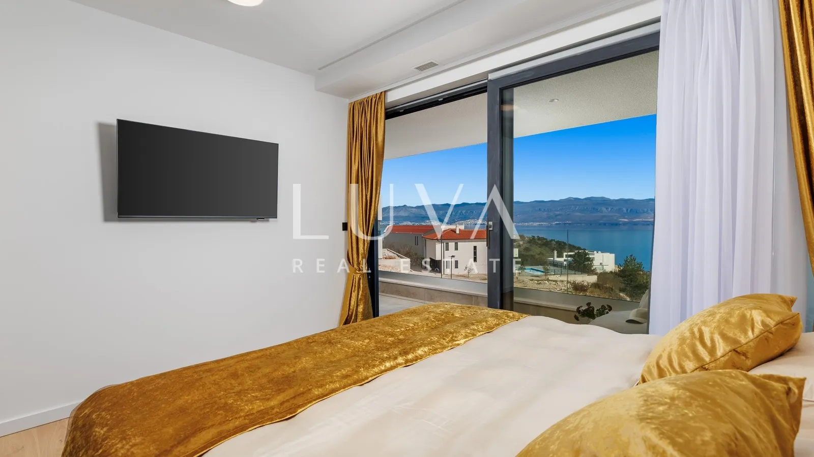 krk, vrbnik, luksuzna vila s pogledom na more i bazenom, 265 m2 za prodaju - slika 10