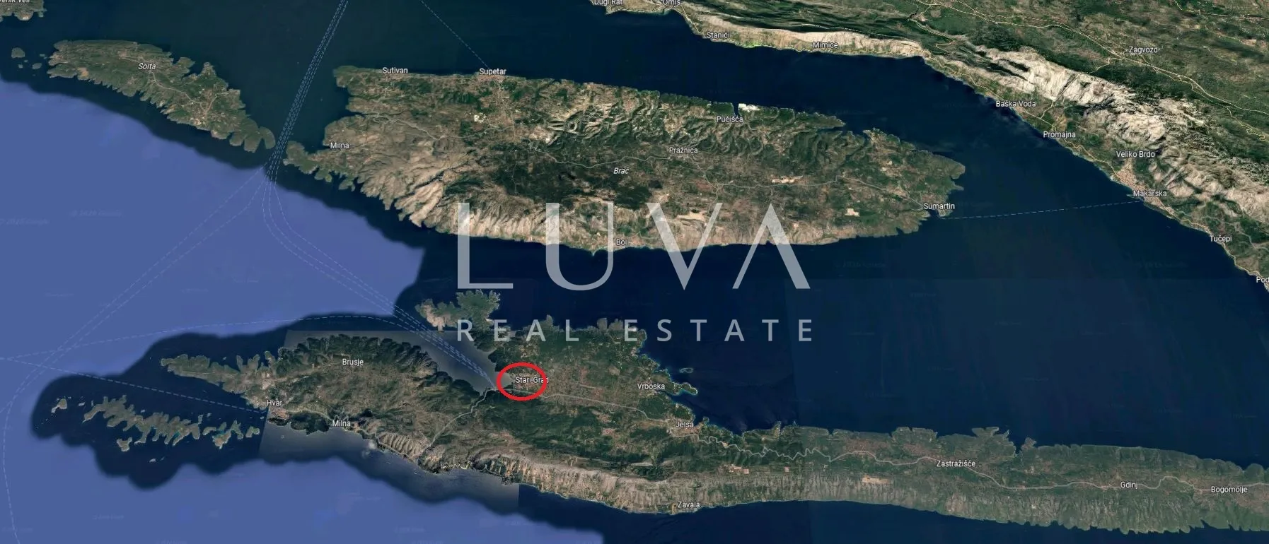 hvar, stari grad, stambeno građ. zemljište uz more na prodaju - slika 4