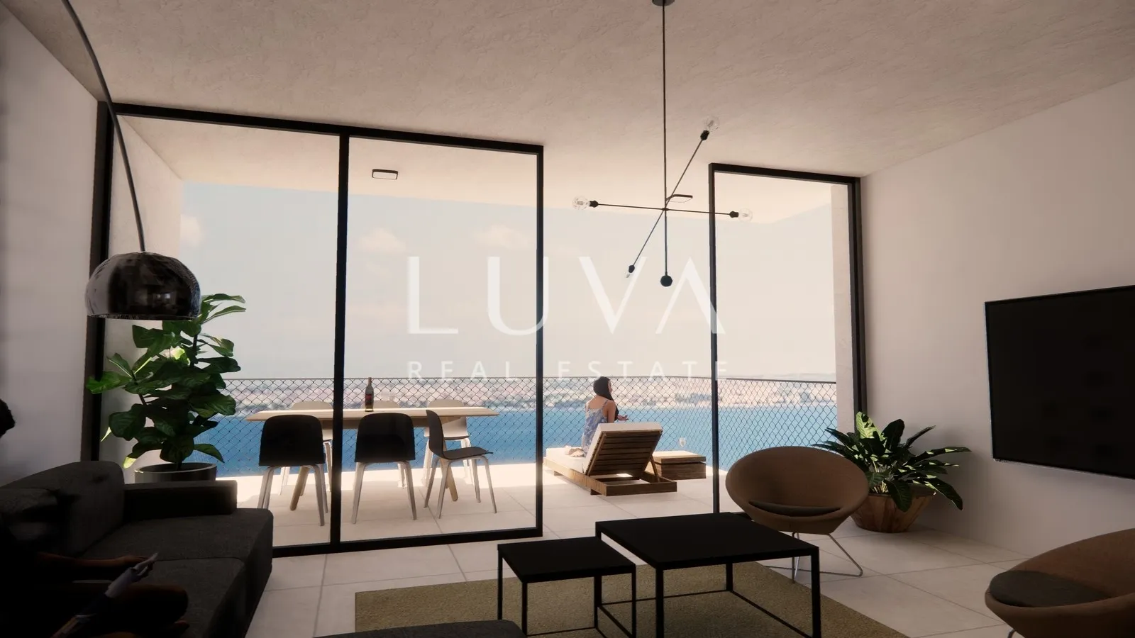 ugljan, luksuzni penthouse s jacuzijem, prvi red do mora nkp 109,49 m2 - slika 4