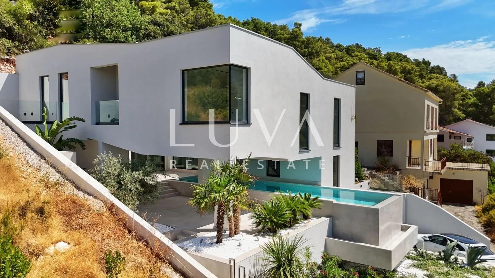 Korčula, luksuzna vila s bazenom uz more na prodaju - Čara, Korčula