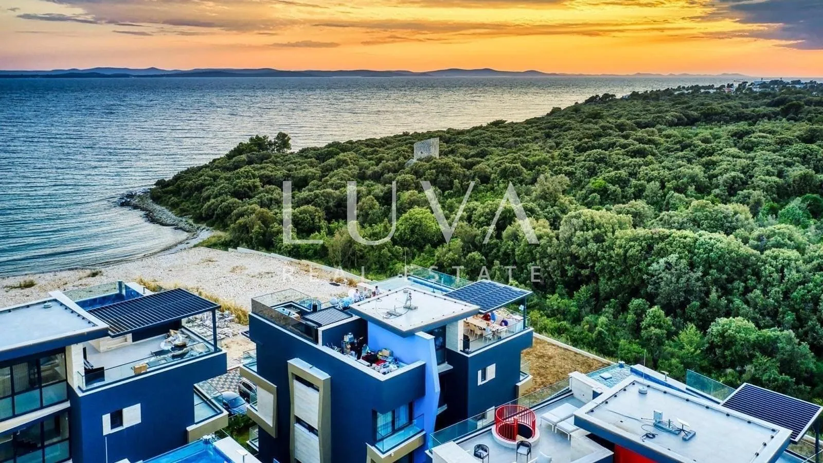 zadar, kožino, prodaja, luksuzni penthouse s bazenom uz more - slika 2