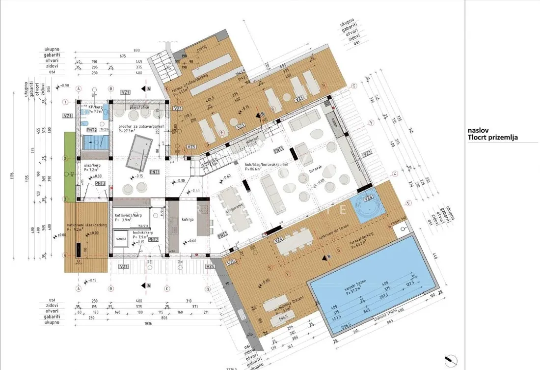 pag, novalja, kompleks dvije luksuzne vile 700 m2, prodaja - slika 20