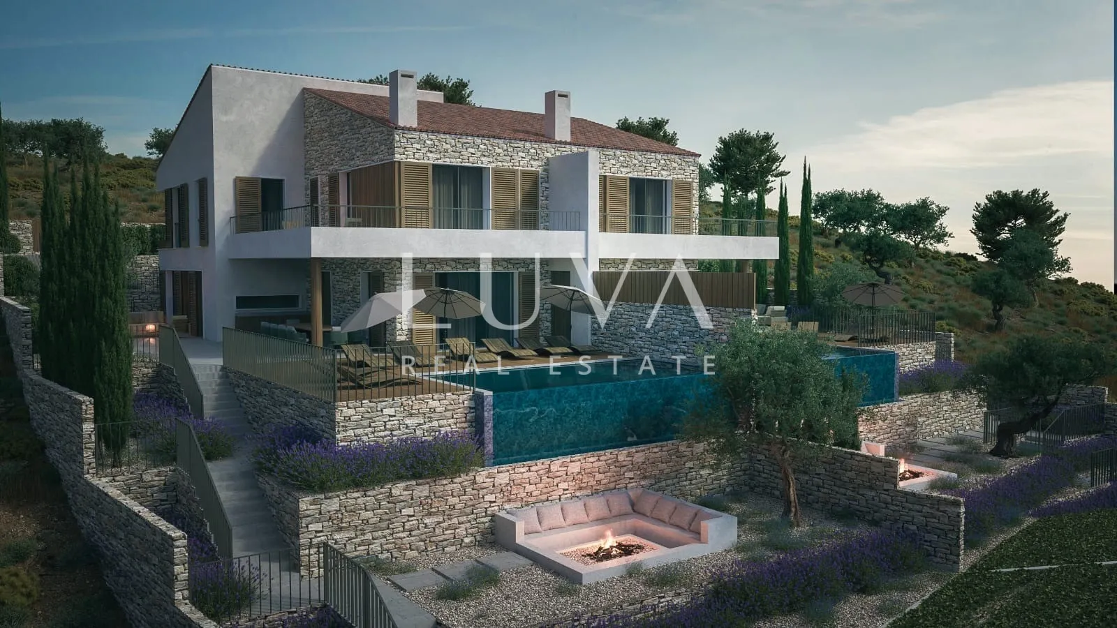 otok cres, martinšćica, luksuzna kuća s bazenom i predivnim pogledom na more, 267,48 m2 - slika 12