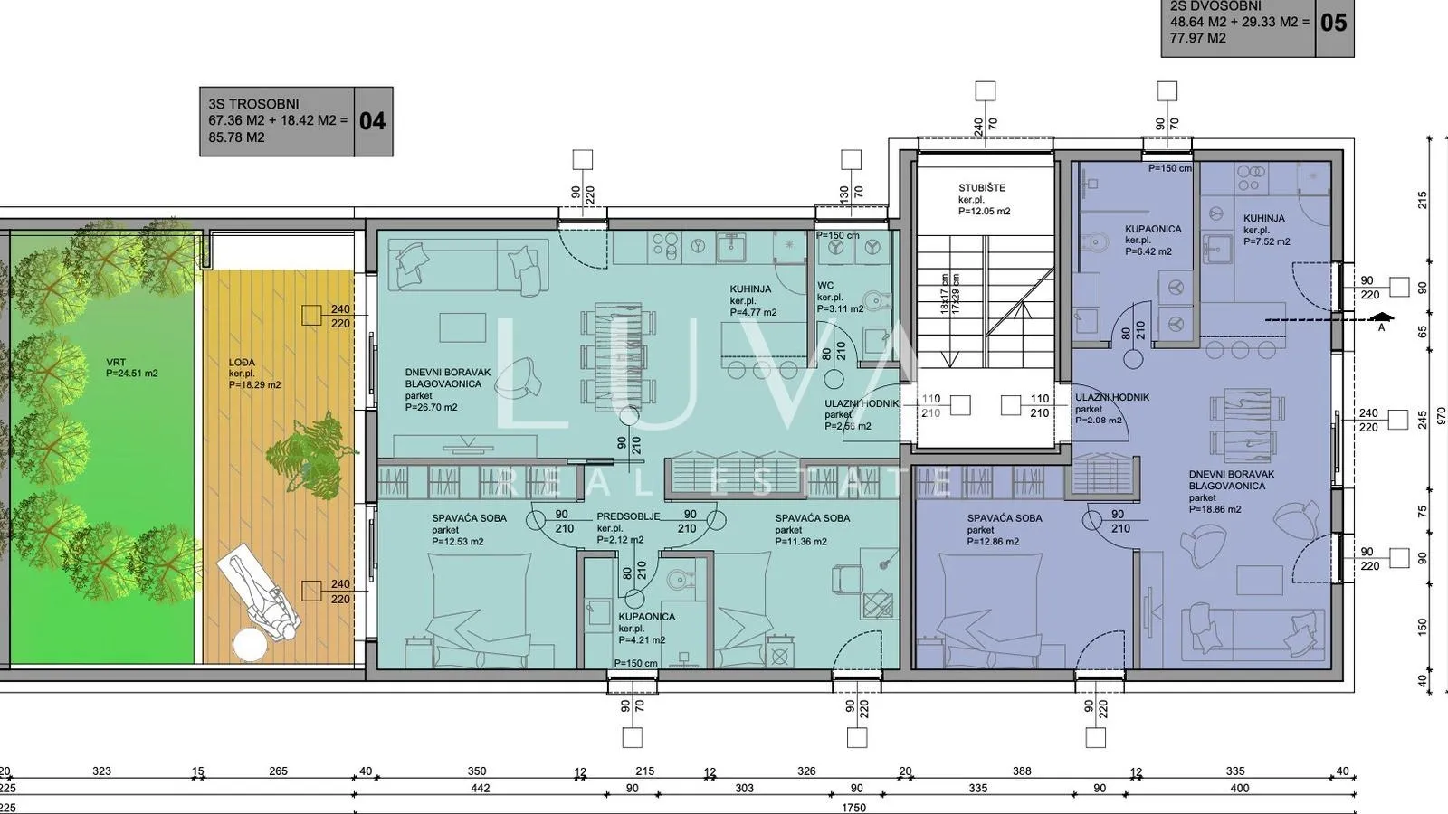 karlovačka, duga resa, dvosoban stan u modernoj novogradnji na 1.katu, 77.97 m² - slika 8