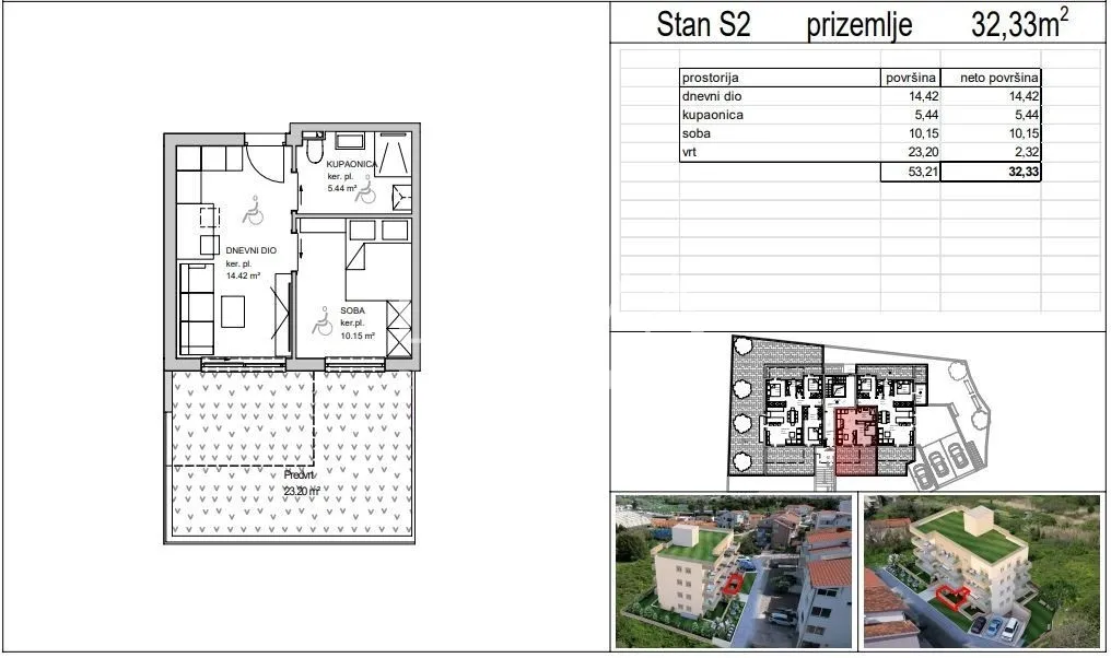 split, stobreč, građ. zemljište 1360m2 s pravomoćnom lokacijskom dozvolom na prodaju - slika 5