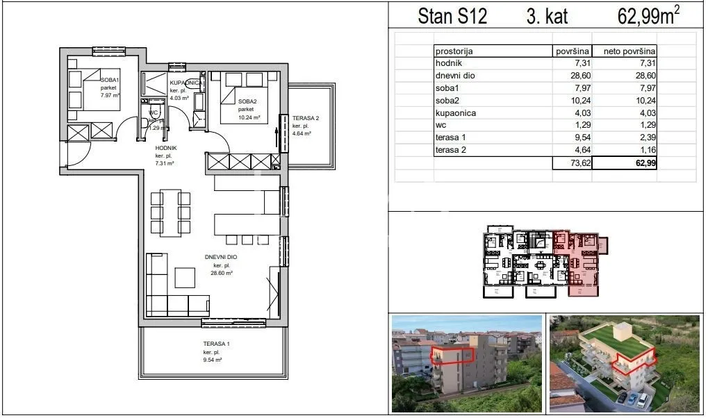 split, stobreč, građ. zemljište 1360m2 s pravomoćnom lokacijskom dozvolom na prodaju - slika 15