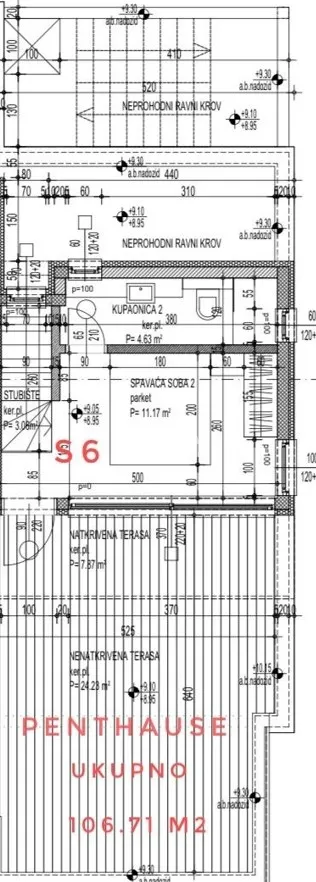 čiovo, novogradnja s pogledom na more, stan dz/s6 nkp 63 m2 - slika 8