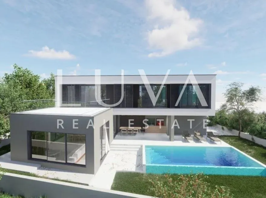 kaštel novi, rudine, moderna vila s bazenom i pogledom na more - slika 7