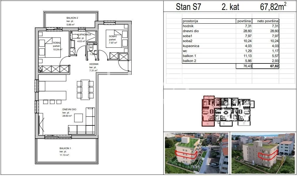 split, stobreč, građ. zemljište 1360m2 s pravomoćnom lokacijskom dozvolom na prodaju - slika 10