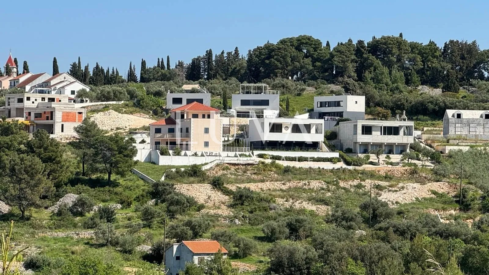 sutivan, otok brač, luksuzna kuća blizu mora u izgradnji na prodaju - slika 5
