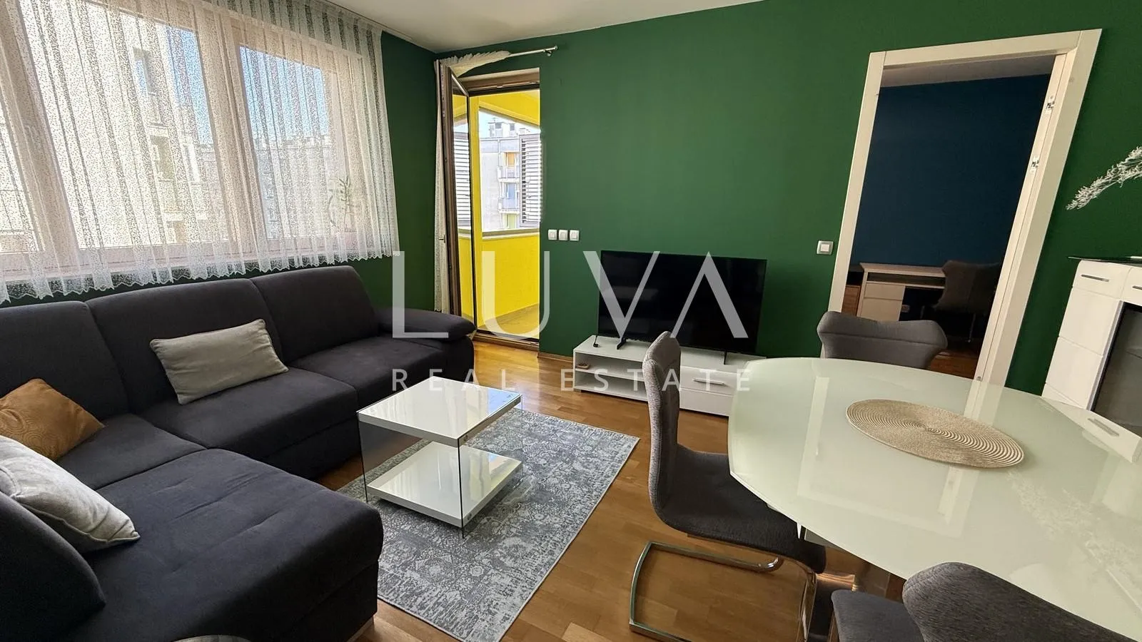 Zagreb, Sigečica, 3S moderan stan s lođom i parkingom, 60 m² za najam