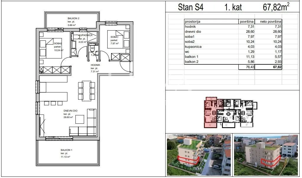 split, stobreč, građ. zemljište 1360m2 s pravomoćnom lokacijskom dozvolom na prodaju - slika 7
