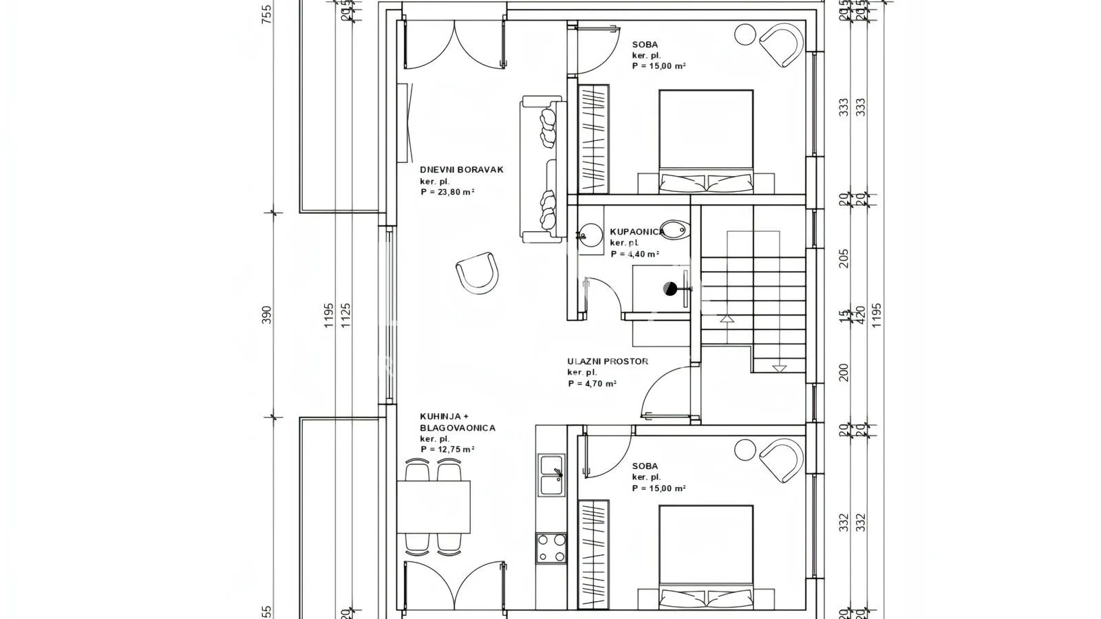 kruševo, meka draga, 3s apartman s3 na prodaju - slika 4