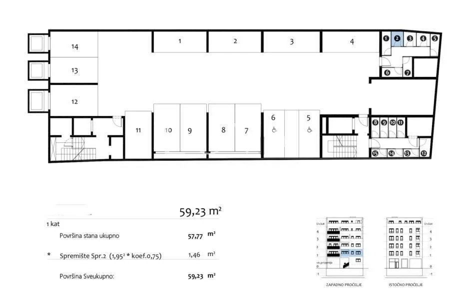 zagreb, maksimir, 3s stan s gmp-om u novogradnji, nkp 69.40 m² - slika 16