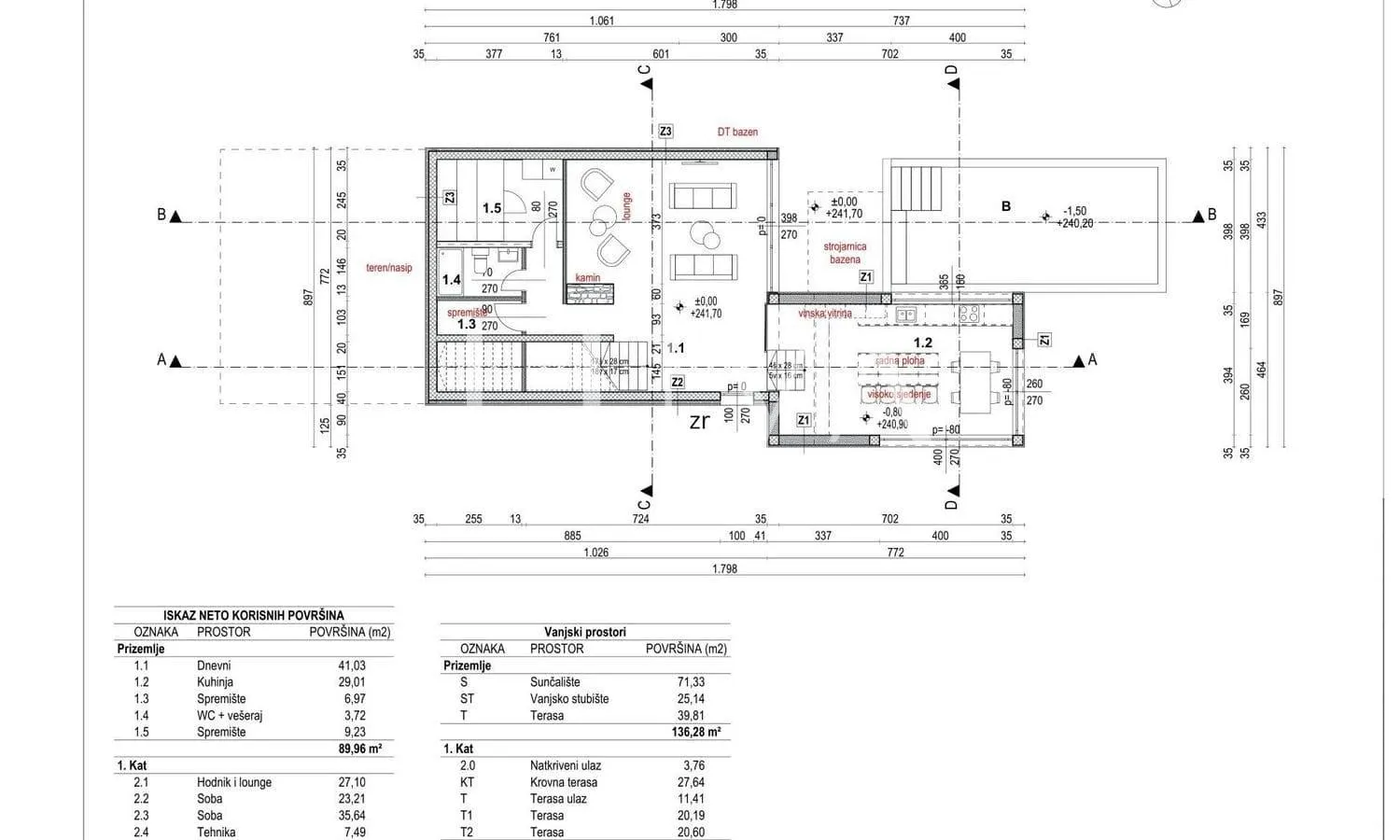 kvarner, brseč, građevinsko zemljište 1.173 m2 s pogledom na more na prodaju - slika 11