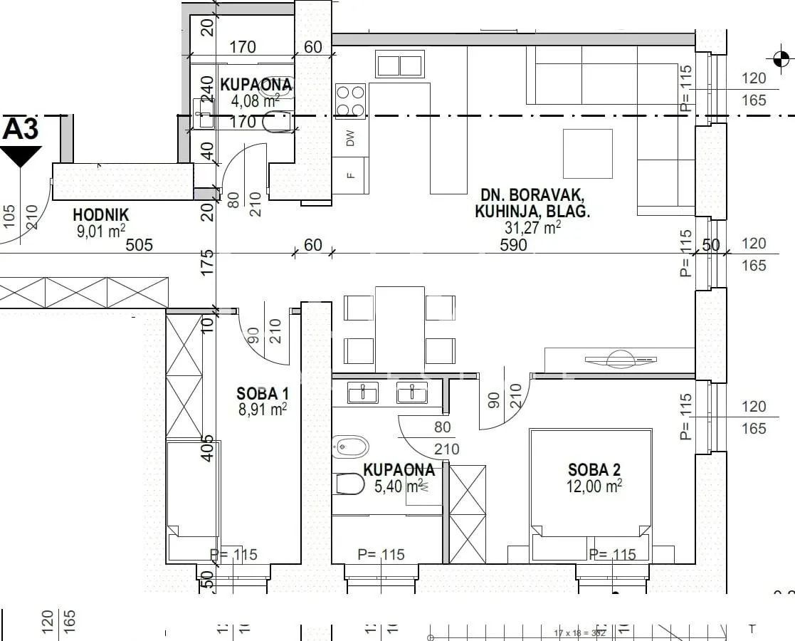 opatija, strogi centar, luksuzan stan 70,69 m2 na prodaju - slika 17
