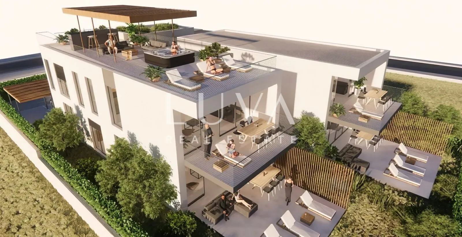 ugljan, luksuzni apartman prvi red do mora nkp 68,11 m2 - slika 2
