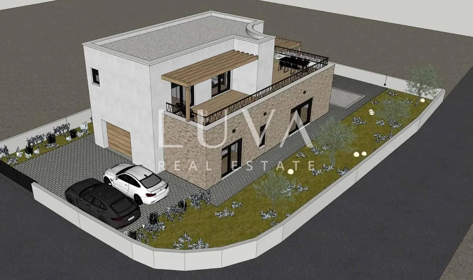 vodice, moderna kuća s bazenom, 176 m2 za prodaju - slika 3