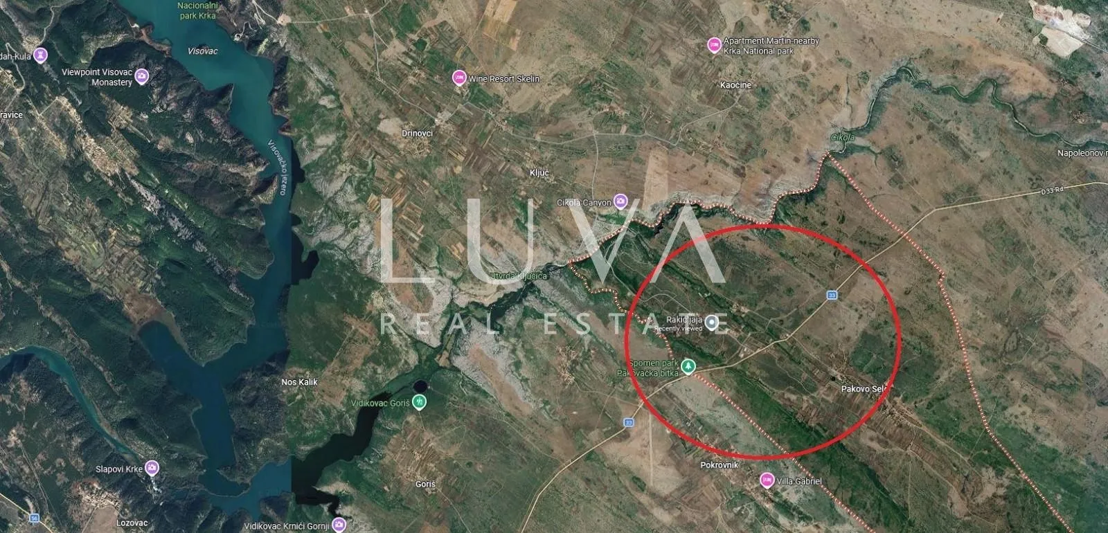 drniš, pakovo selo, građevinsko zemljište 5297m2 na prodaju - slika 4
