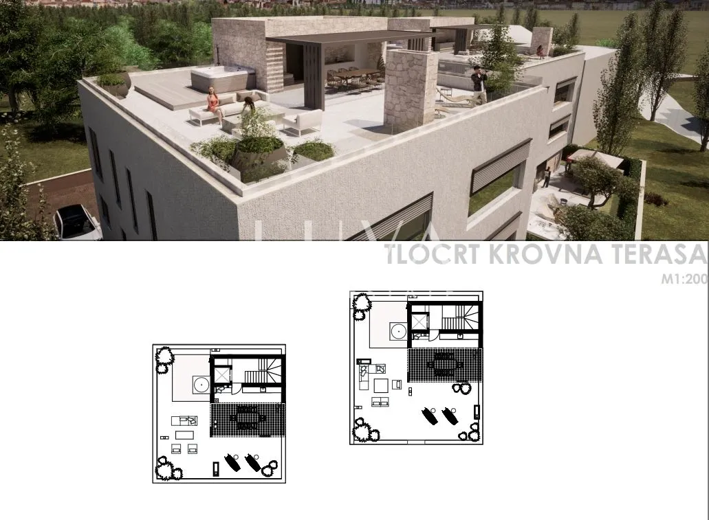 zadar, kožino, građ. zemljište 1582m2 s dozvolama, 100m od mora - slika 5