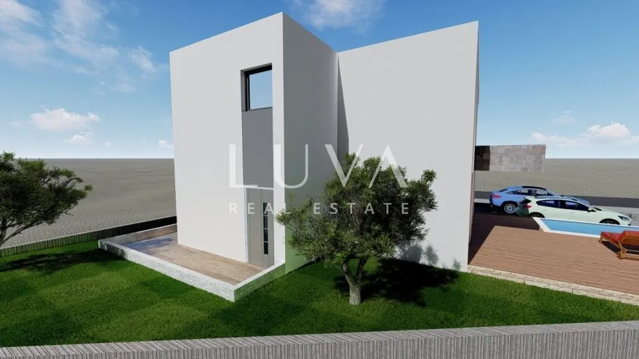 zadar, rtina, građ. zemljište s dozvolom, 250 m od plaže - slika 3