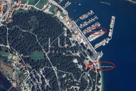 medulin, pomer, građevinsko zemljište s pogledom na more - slika 2