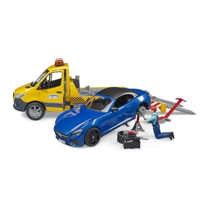 bruder mb sprinter autotransporter sa svjetlosnim i zvučnim modulom i - slika 2