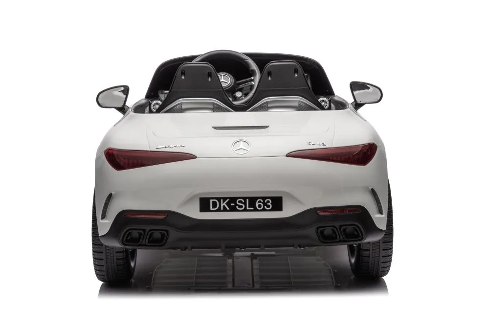licencirani auto na akumulator mercedes amg sl63 - bijeli - slika 8