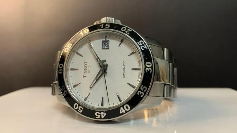 ručni sat swissmatic tissot v8 - t106.407.11.031 - 42,5mm / r1, rate! - slika 4