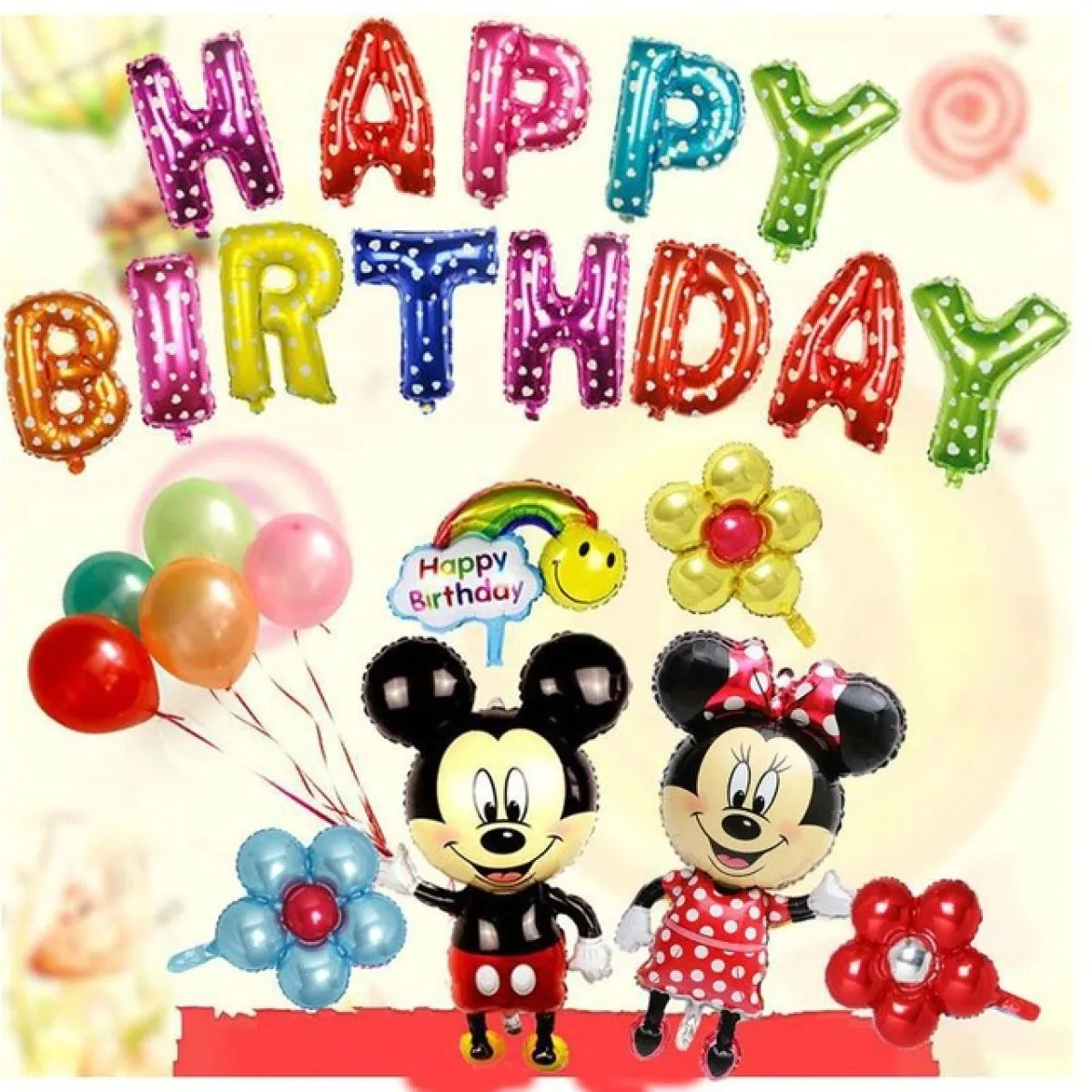 folijski baloni happy birthday - slika 4