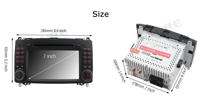 vw crafter mercedes sprinter 2din radio - slika 4