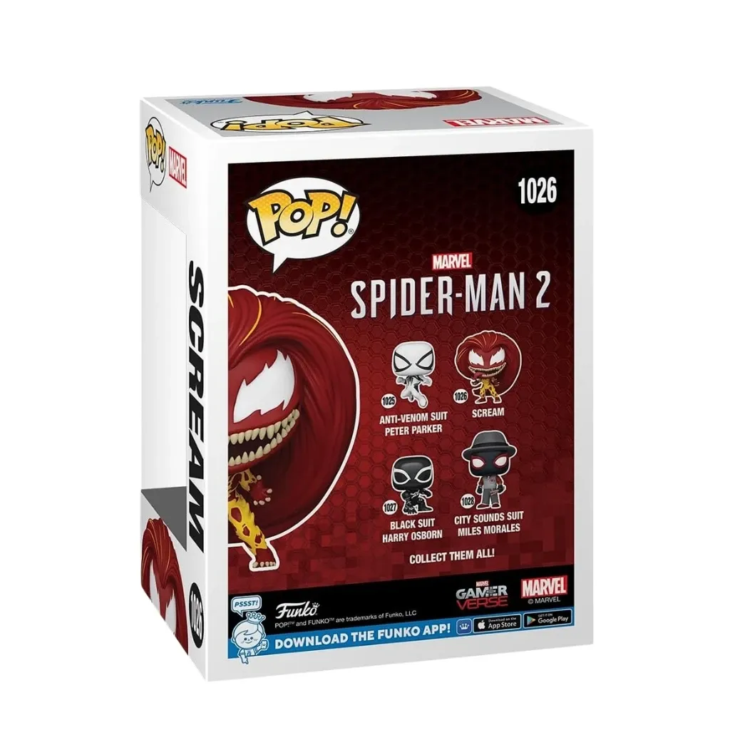 funko pop! marvel: spider-man 2 – scream #1026 - slika 2