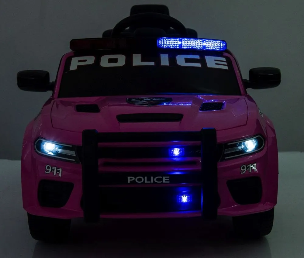 licencirani policijski auto na akumulator dodge charger - rozi - slika 19