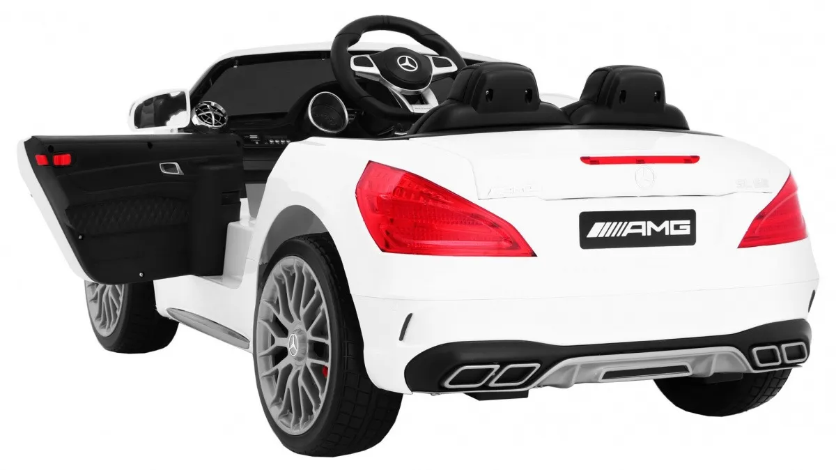 licencirani auto na akumultor mercedes amg sl65 - bijeli - slika 3