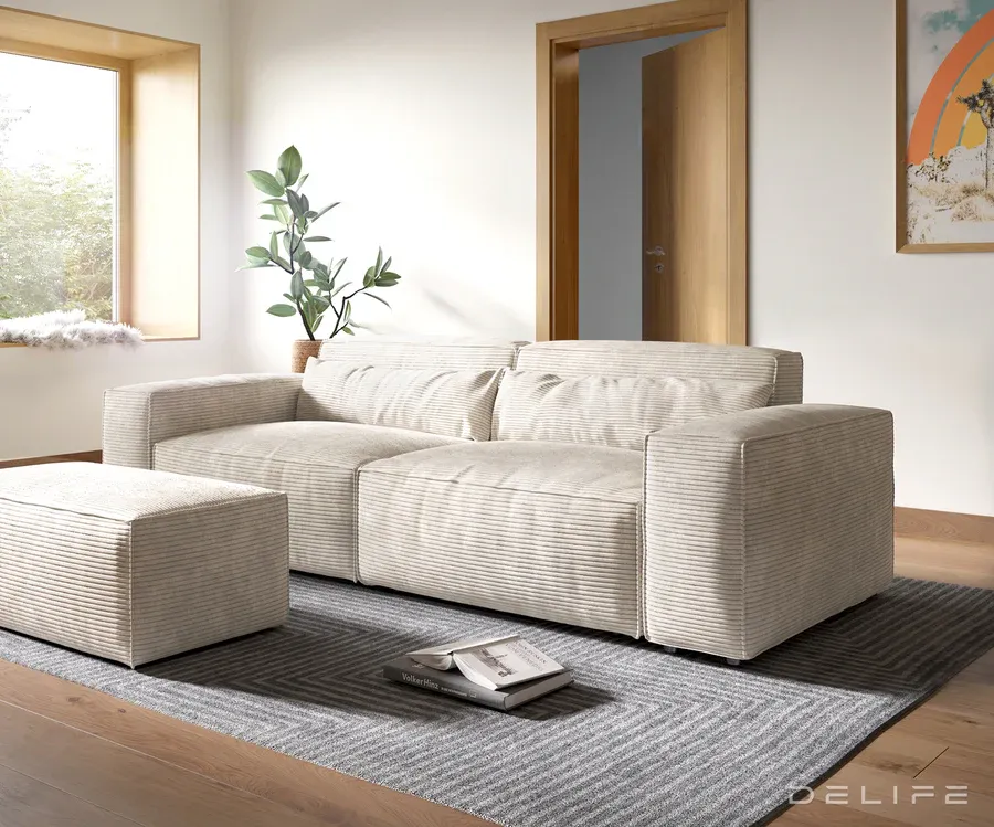 Sofa Sirpio XL 270x130cm, Materijal: Rebrasta tkanina - Čakovec