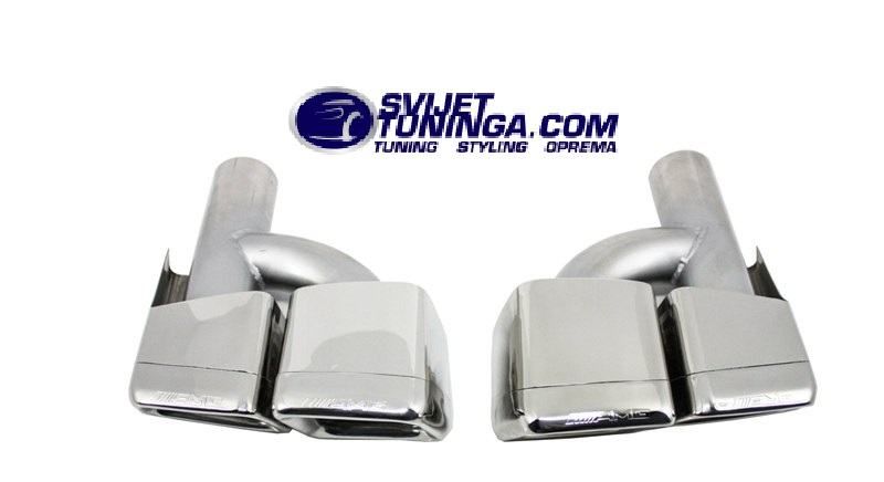 nastavci auspuha mercedes benz e63 amg dizajn za w212-w164-w221-w166 - slika 3