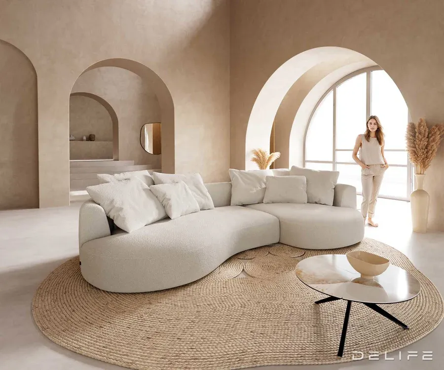 Sofa Edina 328x166cm, Materijal: Boucle - Čakovec