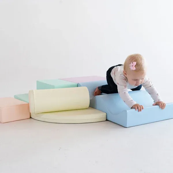 set od 6 pjenastih blokova soft play - svijetlo pastelna boja explorer - slika 5