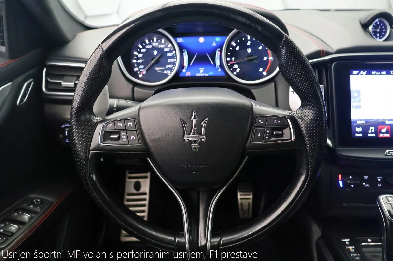 maserati ghibli diesel 3.0d v6 aut 275ks adapt.led radartemp - slika 8