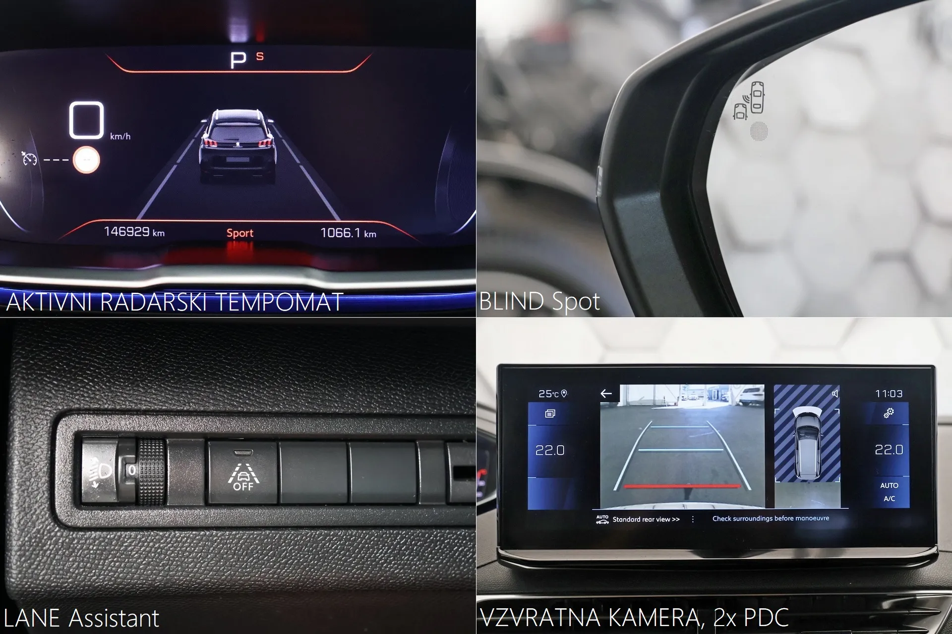 peugeot 5008 2.0 bluehdi allure pack road trip icockpit acc navi 7sjed - slika 13