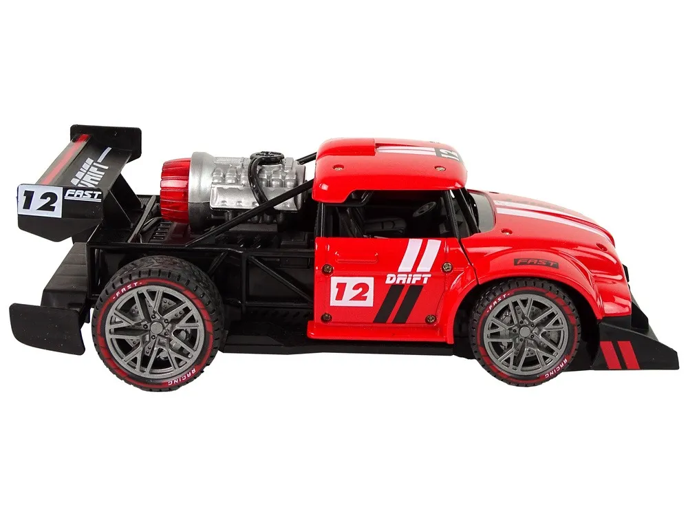 auto na daljinsko upravljanje sports car r/c 1:16 - crveni - slika 4