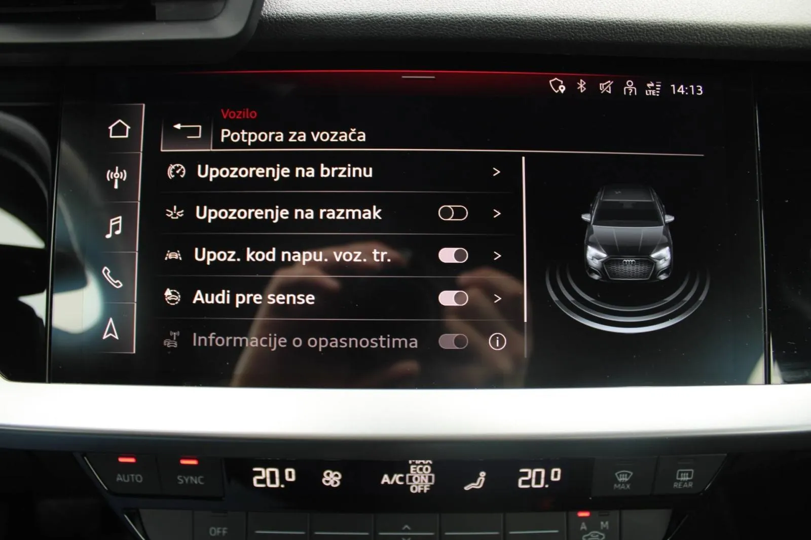 audi a3 30 tdi limuzina s-tronic *led, navigacija, kamera* - slika 20