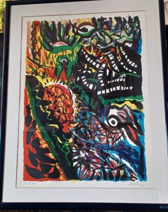 EDO MURTIĆ - originalna grafika E.A 7 / 30 - Zagreb