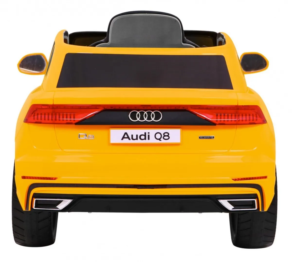 licencirani auto na akumulator audi q8 lift - žuti - slika 6