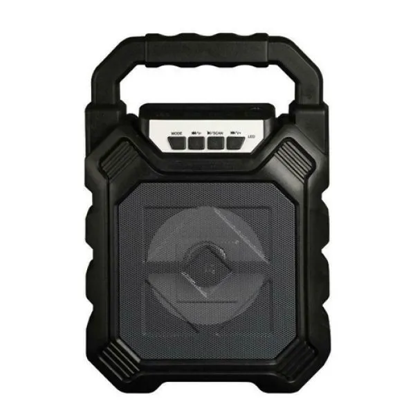 3d prijenosni usb bluetooth zvučnik s led efektima - king - slika 3